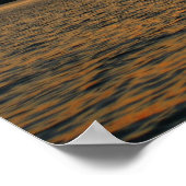 美しい夕日 ポスター (角)