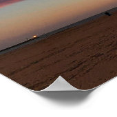 美しい夕日 ポスター (角)