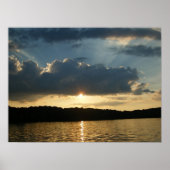 美しい夕日 ポスター (正面)