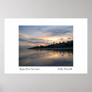 美しい夕日 ポスター