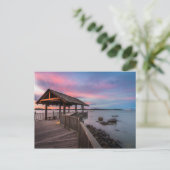 美しい夕日 ポストカード (スタンド正面)