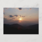 「美しい夕日」 ポストカード (正面)