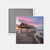 美しい夕日 マグネット (正面/裏面)