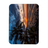 美しい夕日 マグネット (縦)