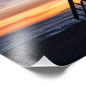 美しい夕日 – マリーナデルレイ， CA フォトプリント            (角)