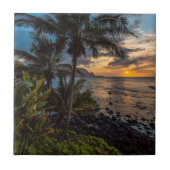 美しい夕焼け2 タイル (正面)