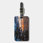 美しい夕焼け ラゲッジタグ (正面縦)