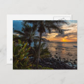 美しい夕焼け 2 ポストカード (正面/裏面)