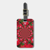 美しい外国の深紅色 ラゲッジタグ (正面縦)