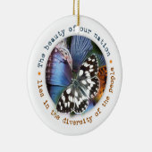 美しい多様性の休日のオーナメント セラミックオーナメント (右)