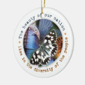 美しい多様性の休日のオーナメント セラミックオーナメント (左)