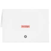 美しい多肉植物の庭のノートカード (裏面横)