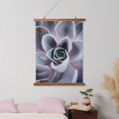 美しい多肉植物自然撮影 吊り下げ型タペストリー (寝室)