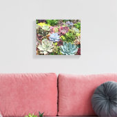 美しい多肉植物 キャンバスプリント (インサイチュ (リビング))