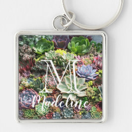 美しい多肉植物 キーホルダー