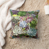 美しい多肉植物 クッション (ブランケット)