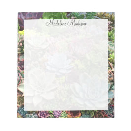 美しい多肉植物 ノートパッド