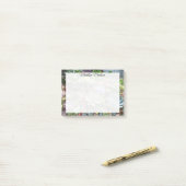 美しい多肉植物 ポストイット (デスク上)