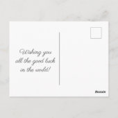 美しい多肉植物 ポストカード (裏面)