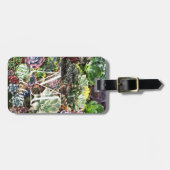 美しい多肉植物 ラゲッジタグ (正面横)