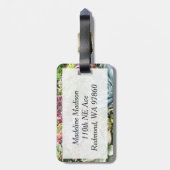 美しい多肉植物 ラゲッジタグ (裏面縦)