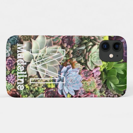 美しい多肉植物 Case-Mate iPhoneケース (裏面(横))