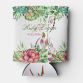 美しい多肉結婚クーラーボックス 缶クーラー (正面)