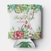 美しい多肉結婚クーラーボックス 缶クーラー (裏面)