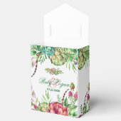 美しい多肉類結婚式の引き出物箱 フェイバーボックス (オープン)