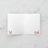 美しい夜桜のサンキューカード サンキューカード (内部)