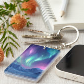 美しい夜空の北灯 キーホルダー (正面右)