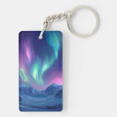 美しい夜空の北灯 キーホルダー (裏面)