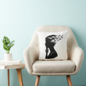 美しい夜空の蝶のアート クッション (椅子)