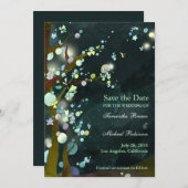 美しい夜: 日付の招待状を救って下さい セーブザデート (正面/裏面)