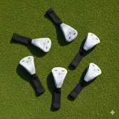 美しい夢と穏やかな雪ふくろう ゴルフヘッドカバー