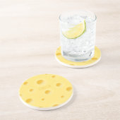 美しい夢のようなスイスチーズペルソナライズ コースター (側面)