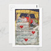 美しい夢の人が私に目覚める ポストカード (正面/裏面)