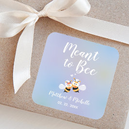 美しい夢の結婚式の引き出物 スクエアシール