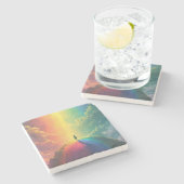 美しい夢 ストーンコースター (横)