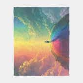 美しい夢 フリースブランケット (正面)