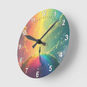 美しい夢 ラウンド壁時計 (傾斜)