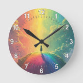 美しい夢 ラウンド壁時計 (正面)