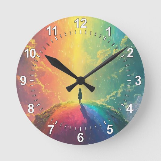 美しい夢 ラウンド壁時計 (正面)