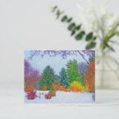 美しい大ファインアート絵を描 ポストカード (スタンド正面)