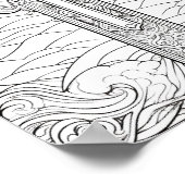 美しい大人の聖書をテーマにした色付け ポスター (角)