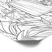 美しい大人の聖書をテーマにした色付け ポスター (角)