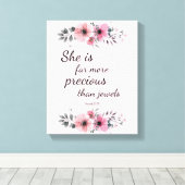 美しい大切聖なる書物、 経典バイブルインスパイア節 キャンバスプリント (インサイチュ (ウッドフロア))