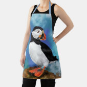 美しい大西洋のパフィンエプロン エプロン (インサイチュ)