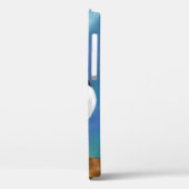 美しい大西洋のパフィン絵画の鳥のミニアート Case-Mate iPhoneケース (裏面 / 左)