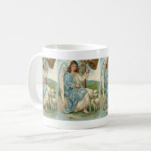 美しい天使とゴールデンベル コーヒーマグカップ (正面左)